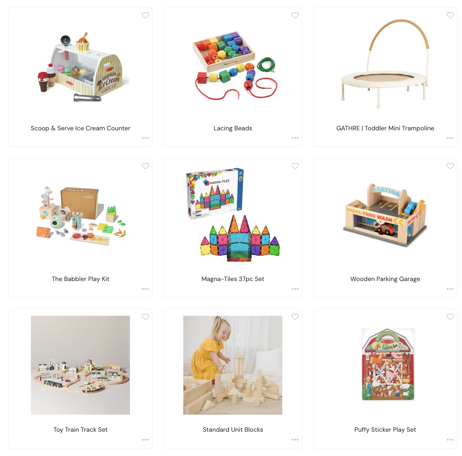 A curated selection of thoughtful, intentional toys for children, perfect for holiday gifting.