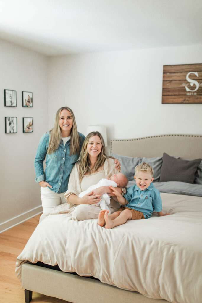 LGBTQ+ friendly newborn photographer capturing family moments in Portland, OR