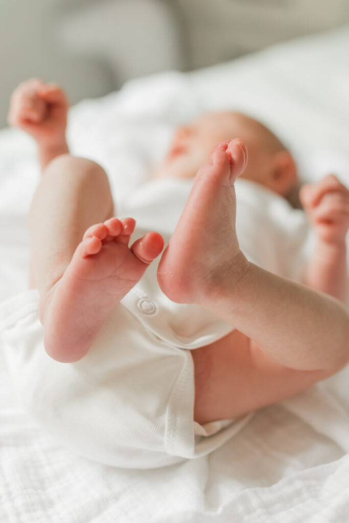 Lifestyle newborn photography Camas WA taken by an experienced newborn photographer